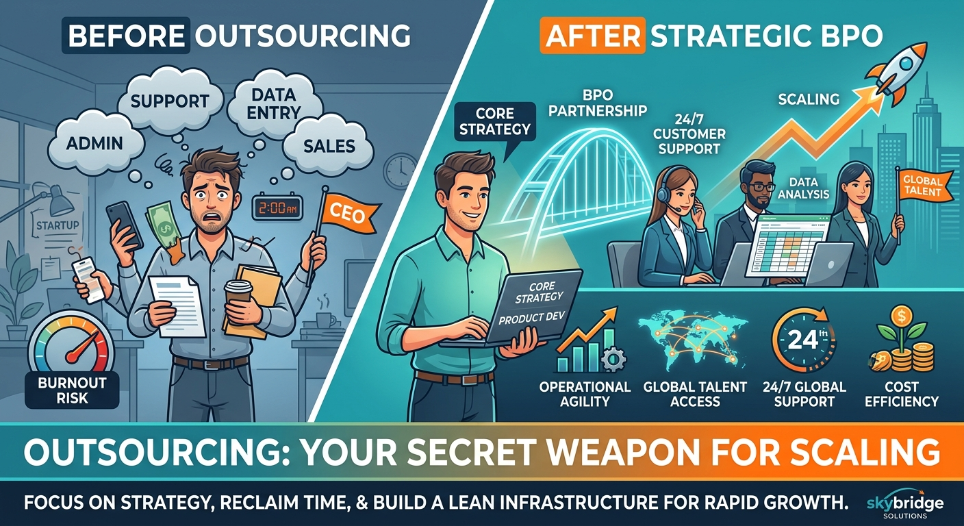 Why Outsourcing is the Secret Weapon for Scaling Startups